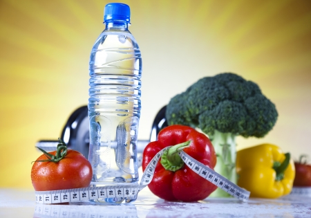 Fitness Food, diet, Vegetable and sunshine  の写真素材
