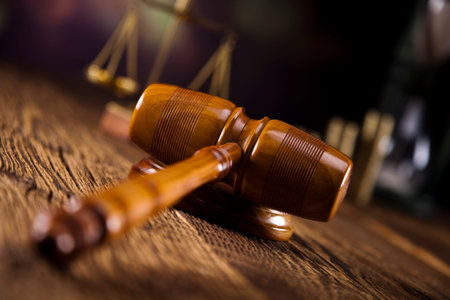 Gavel,Law theme, mallet of judge