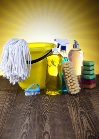  House cleaning productの写真素材
