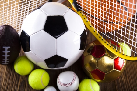  Group of sports equipmentの写真素材