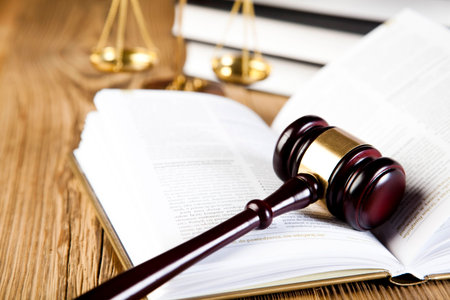 Justice Scale and Gavel