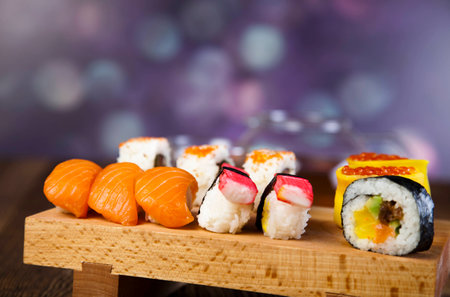 Collection of sushiの写真素材