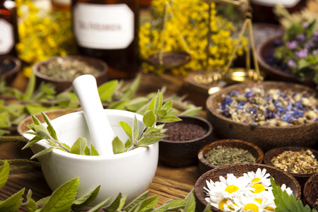 Herbal medicine の写真素材