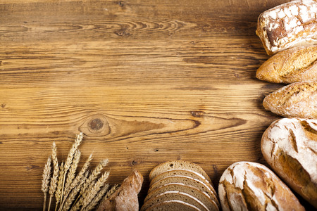 Bread frameの写真素材