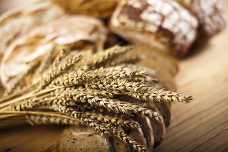 Variety of breadの写真素材