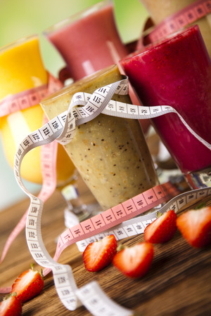 Cocktails with fresh fruits, Vitamin and Fitnessの写真素材