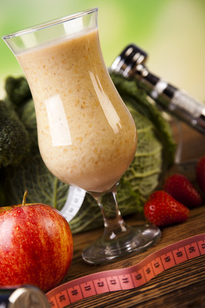 Cocktails with fresh fruits, Vitamin and Fitnessの写真素材