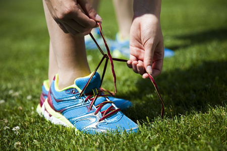 Training woman and healthy lifestyleの写真素材