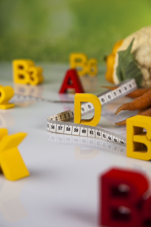 Vitamin concept, Health and fitness conceptの写真素材