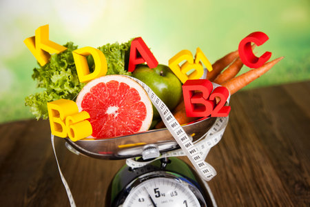 Vitamin concept, Health and fitness concept
