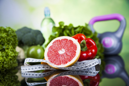 Healthy lifestyle concept, Diet and fitnessの写真素材