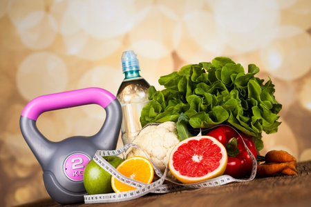 Vegetable, Fruits and fitness composition