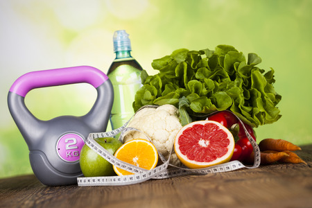 Healthy lifestyle concept, Diet and fitnessの写真素材