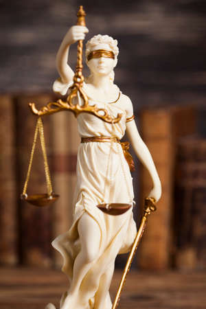 Statue of lady justice, Law conceptの写真素材