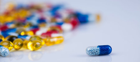 Healthy background, Pills, Tablets, Capsule background