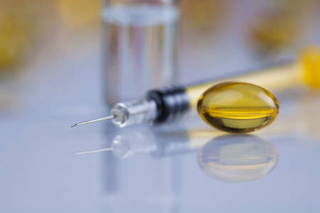 Pills, Tablets, Capsule, Medical backgroundの写真素材