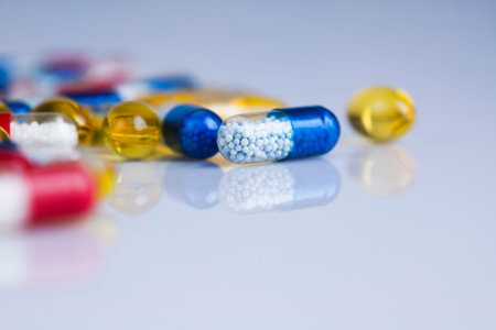 Healthy background, Pills, Tablets, Capsule background
