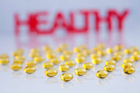 Pills, Tablets, Capsule, Medical backgroundの写真素材