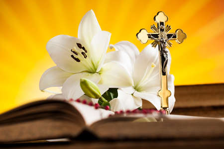 Eucharist, sacrament of communion backgroundの写真素材