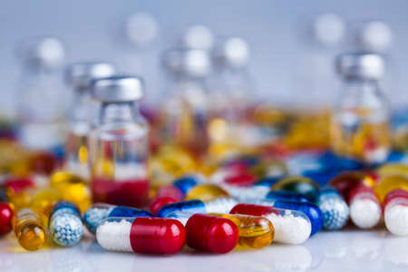 Pills, Tablets, Capsule, Medical backgroundの写真素材