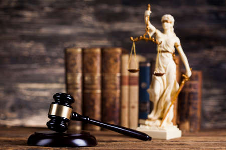 Statue of lady justice, Law conceptの写真素材