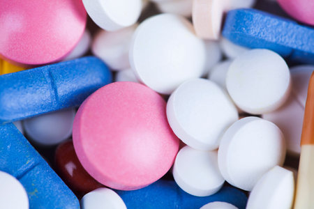 Medicine and healthy, Close up of capsules