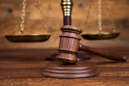 Court gavel,Law theme, mallet of judgeの写真素材