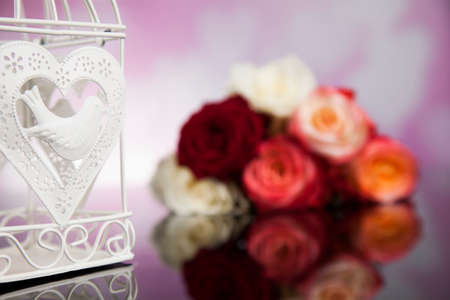 Romantic vintage love backgroundの写真素材