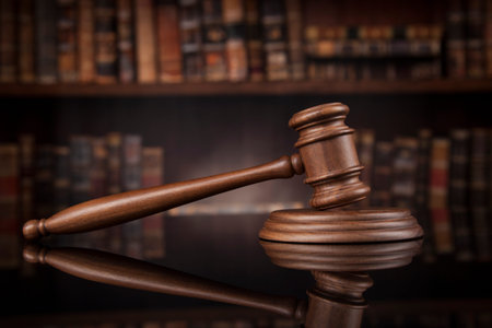Court gavel,Law theme, mallet of justiceの写真素材