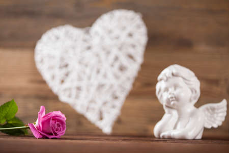 Heart background, Happy Valentine's Dayの写真素材