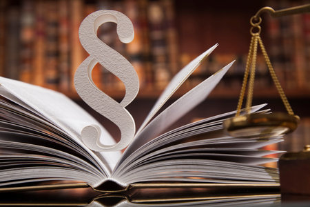 Gavel of a judge in court