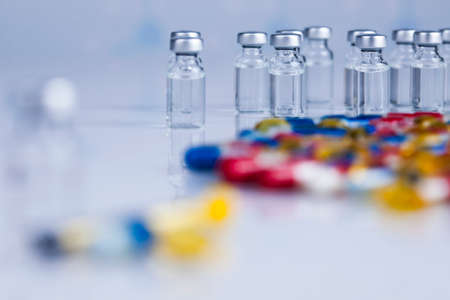 Pills, Tablets, Capsule, Medical backgroundの写真素材