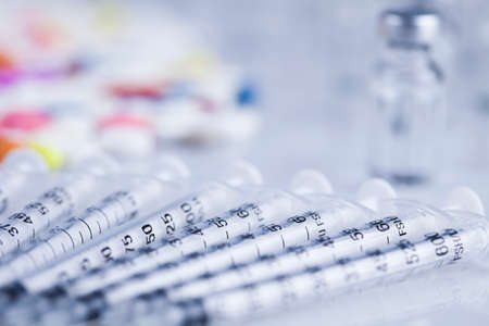 Pills, Tablets, Capsule, Medical backgroundの写真素材