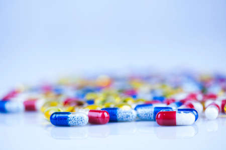 Pills, Tablets, Capsule, Medical backgroundの写真素材
