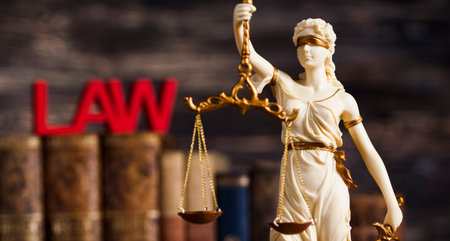 Statue of lady justice, Law concept