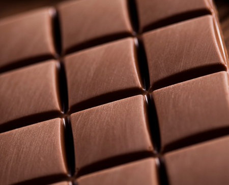 Chocolate , candy sweet, dessert food on wooden background
