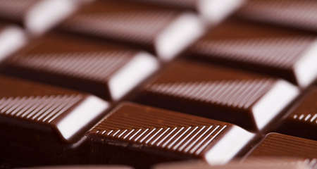 Chocolate , candy sweet, dessert food on wooden backgroundの写真素材