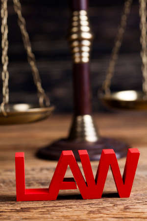 Law wooden gavel barrister, justice concept, legal systemの写真素材