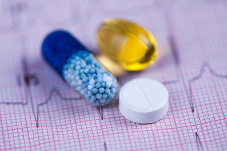 Pills, Tablets, Capsule, Medical background