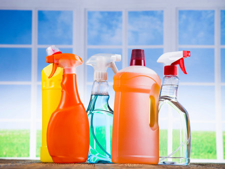 Variety of cleaning products