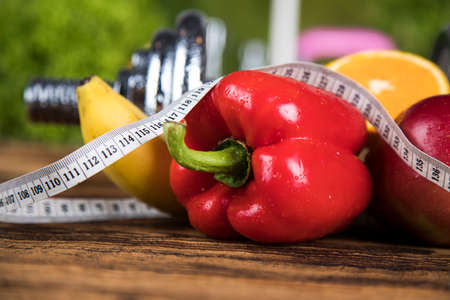 Healthy lifestyle concept, vitaminsの写真素材