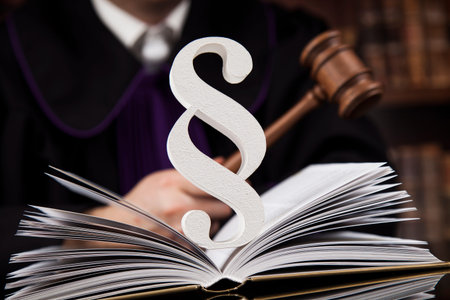 Court gavel,Law theme, mallet of justice, Paragraph