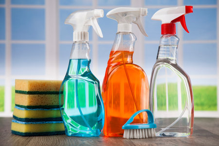 Cleaning Equipment and window background