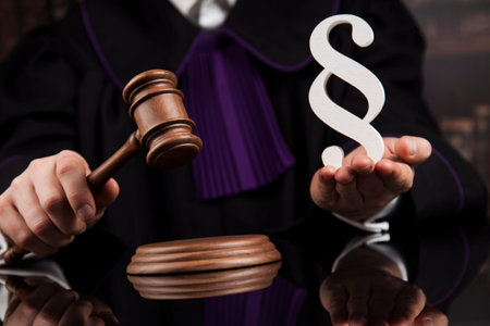 Court gavel mallet of justiceの写真素材