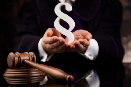 Courtroom mallet of the justiceの写真素材