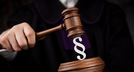 Court gavel mallet of justice