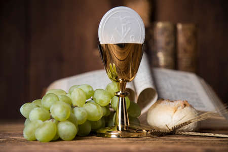 First communion backgroundの写真素材