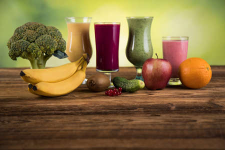 Cocktails with fresh fruits, Vitamin and Fitnessの写真素材