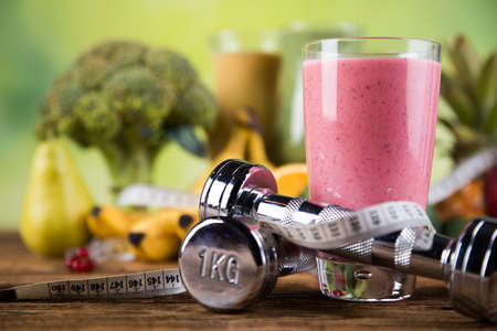 Cocktails with fresh fruits, Vitamin and Fitnessの写真素材