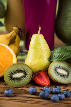 Cocktails with fresh fruits, Vitamin and Fitnessの写真素材